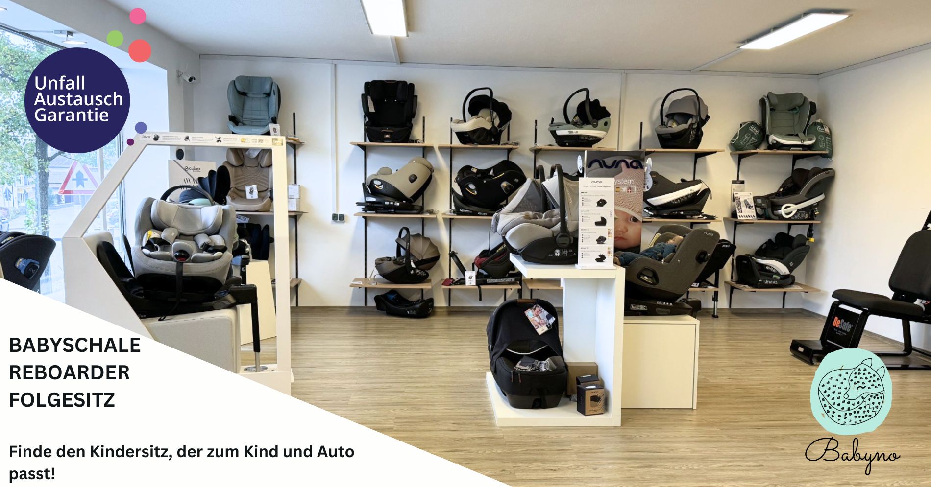 Ausstellung Kindersitze